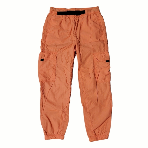American Eagle Outfitters Pants - American Eagle Orange Nylon Cargo Pants Size Small
